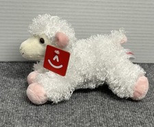 Aurora Sheep Lamb 8" Plush White Shaggy Curly Stuffed Animal