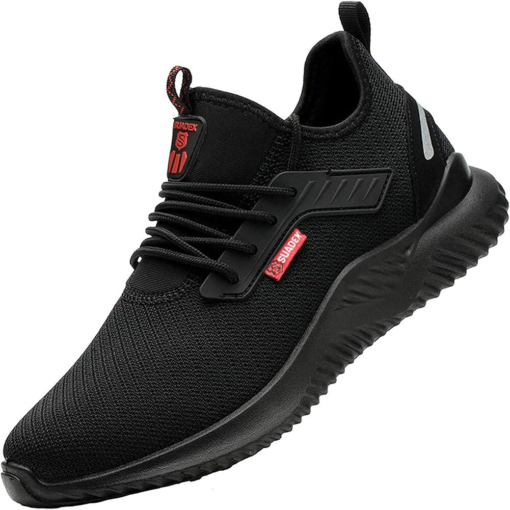SUADEX Zapatos de Trabajo Hombre Mujer Zapatos de Seguridad con Gorra de Acero Transpirable