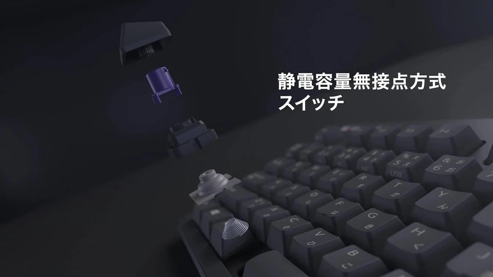 REALFORCE R3S Keyboard Wired Tenkeyless 30g Japanese Layout Black R3SC13 - Image 3 of 4