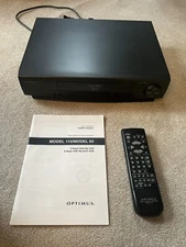 Optimus/Radio Shack Model 110/60-4 Head HiFi VHS HQ VCR w/ Remote Tested & Works