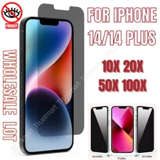 Bulk Lot Screen Protectors For iPhone 14/14 Plus Anti-Spy Privacy Tempered Glass