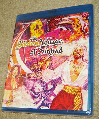 THE GOLDEN VOYAGE OF SINBAD LIMITED EDITION TWILIGHT TIME BLU-RAY,NEW AND SEALED