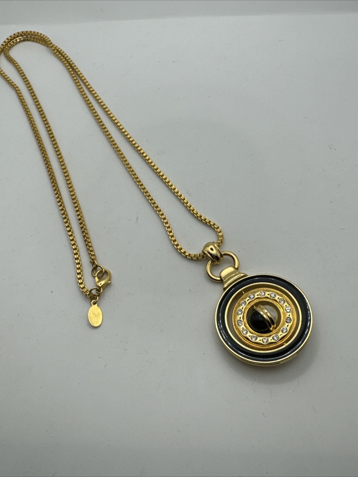 FABULOUS KENNETH JAY LANE GOLDTONE CHAIN NECKLACE… - image 1