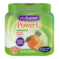 Vitafusion Power C Gummy Vitamin, 2 pk./150 ct. EXP 12/26 Free Shipping