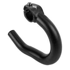 Pair Cycling Ergonomic Drop Bar Ends, Black Finish, 22.2mm Clamp, 250g, Origin8