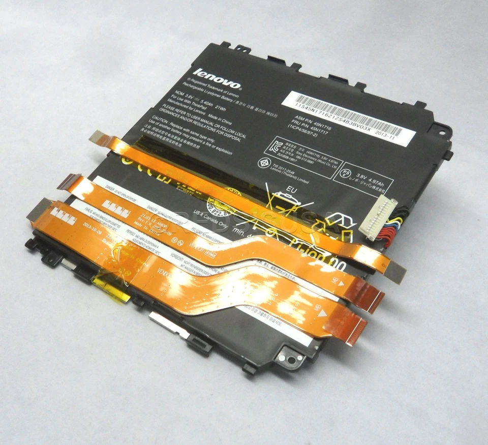 Genuine Lenovo IBM Thinkpad 8 Battery 3,8 V olt 5,4 Ah 21Wh 45N1716 45N1717 - image 4 of 4