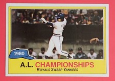 George BRETT 1981 Topps # 401 ALCS 