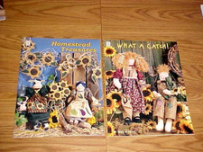 2 Doll Patterns What a Catch Debbie Fritz and Homestead Treasures Cheryl Haynes