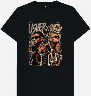 Usher Chris Brown R&B Tour T-Shirt 2026, Unisex Concert