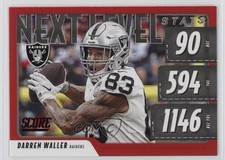 2020 Score Next Level Stats Red Darren Waller #NLS-DW 3g6