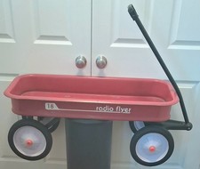 VTG Radio Flyer Model 18 Classic Red Wagon Steel Metal 1990s