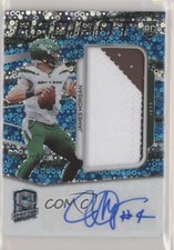 2020 Panini Spectra Neon Blue Prizm 59/60 James Morgan #18 Patch Auto ow1