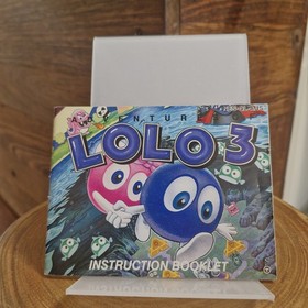 Adventures of Lolo 3 (NES Nintendo) Pal Version Complete In Box With Manual