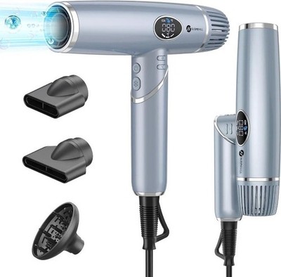 Hair Dryer, slopehill Professional Foldable Blow Dryer, Ionic Hairdryer,...