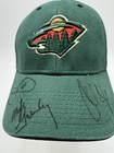 Minnesota Wild NHL Signed Autograph Hat Cap Green Fan Favorite OSFA Hockey — photo 1