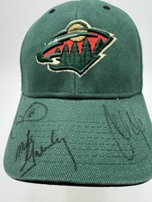 Minnesota Wild NHL Signed Autograph Hat Cap Green Fan Favorite OSFA Hockey