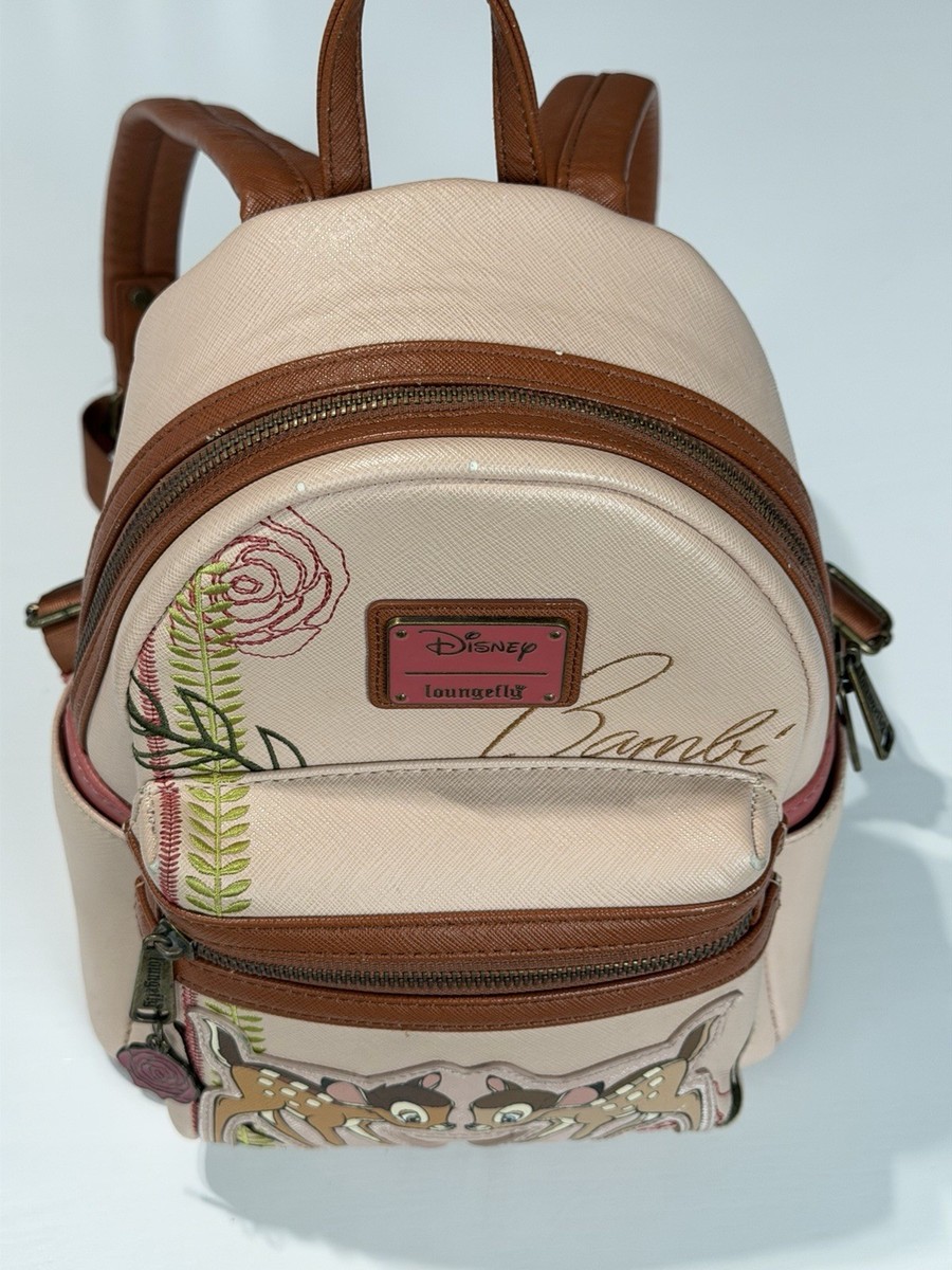 Loungefly Disney Floral Bambi Faline Mini Backpack Rare | eBay display picture 2