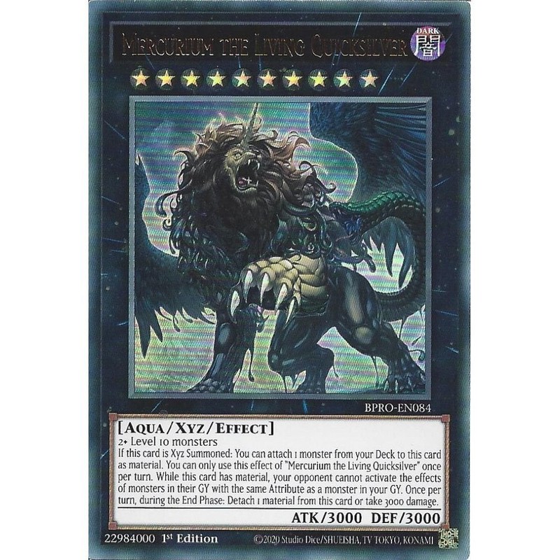 BPRO-EN084 Mercurium the Living Quicksilver : Ultra Rare : 1st Edition : YuGiOh