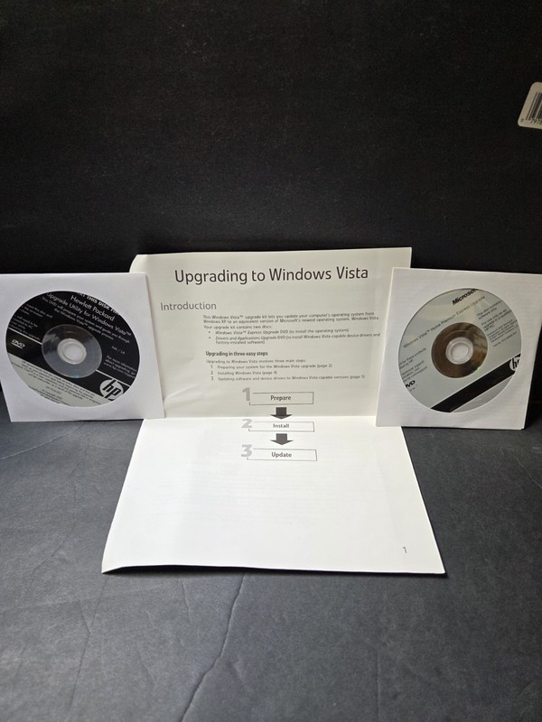 Windows Vista Express Upgrade Kit NEW Sealed OEM Microsoft Software 2007