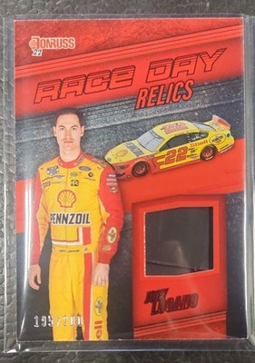 2022 Panini Donruss NASCAR - Race Day Relics Joey Logano #RDR-LL Red 195/200