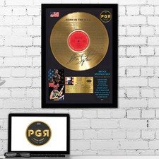 Vinile LP placcato oro - Bruce Springsteen - regalo musica memorabilia | PGR