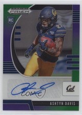 2020 Panini Prizm Draft Picks Rookies Purple & Green /199 Ashtyn Davis Auto 2u3