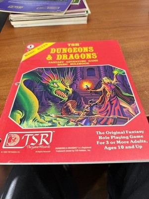 TSR Dungeons & Dragons Set 1 Basic Rules First Printing 1981