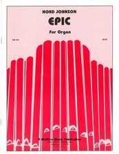 Nord Johnson Epic for Organ pub. McAfee DM 232