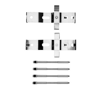 Front Disc Brake Pad Hardware Kit for Rivian Van EDV, RCV, 500, 700, 900