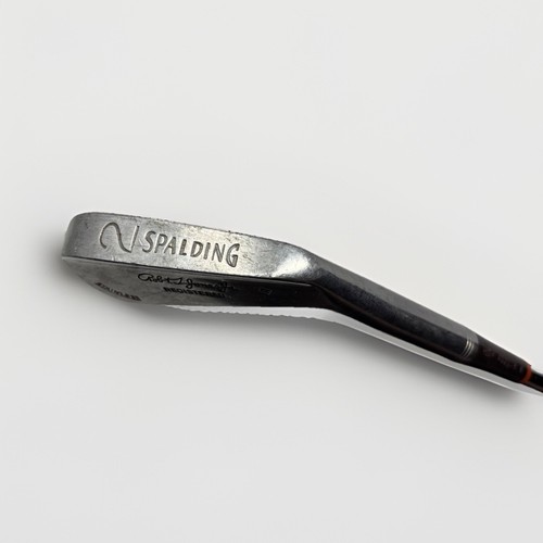 Right Hand Spalding Robert Jones Jr. Registered 2-Iron, Steel Shaft Cushion Grip - Picture 2 of 14