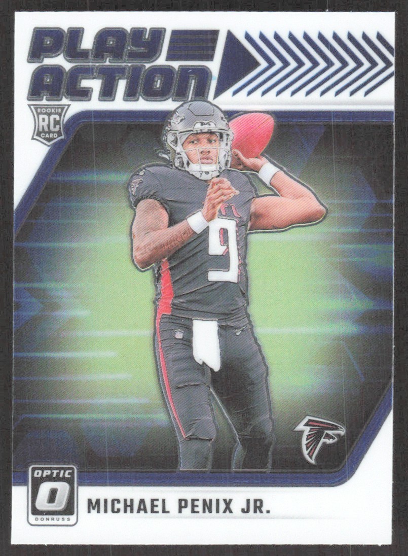 2024 Donruss Optic Play Action Michael Penix Jr. Rookie Atlanta Falcons #4