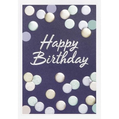 Geburtstag Prisma Collection unverpackte Glückwunschkarte mit Briefumschlag Happ