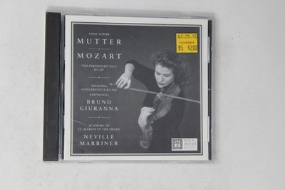 Anne-sophie Mutter Mozart Violin Concerto No. 1 CD