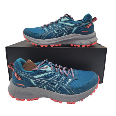 Asics Trail Scout 2 Sneaker Women's Sz 7 Blue Running Shoes 1012B039-401