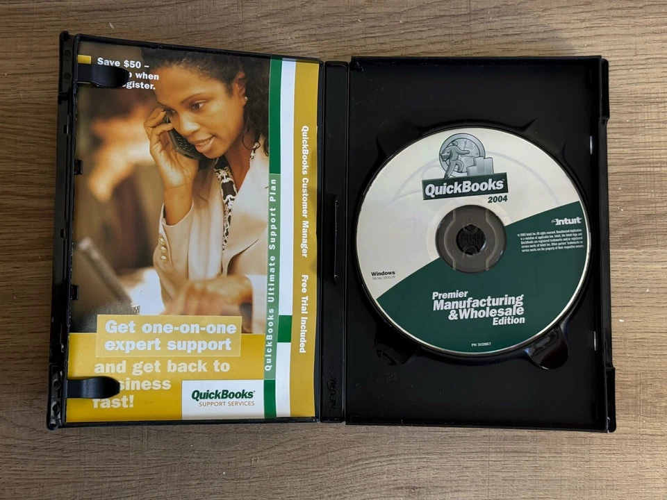 Intuit QuickBooks Premier 2004 Manufacturing Wholesale Edition Customer Manager - Image 3 of 4