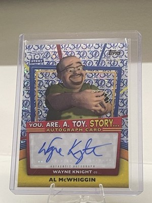 2025  Topps 30 Years of Toy Story Wayne Knight Al McWhiggin Auto /30 YRT-WK