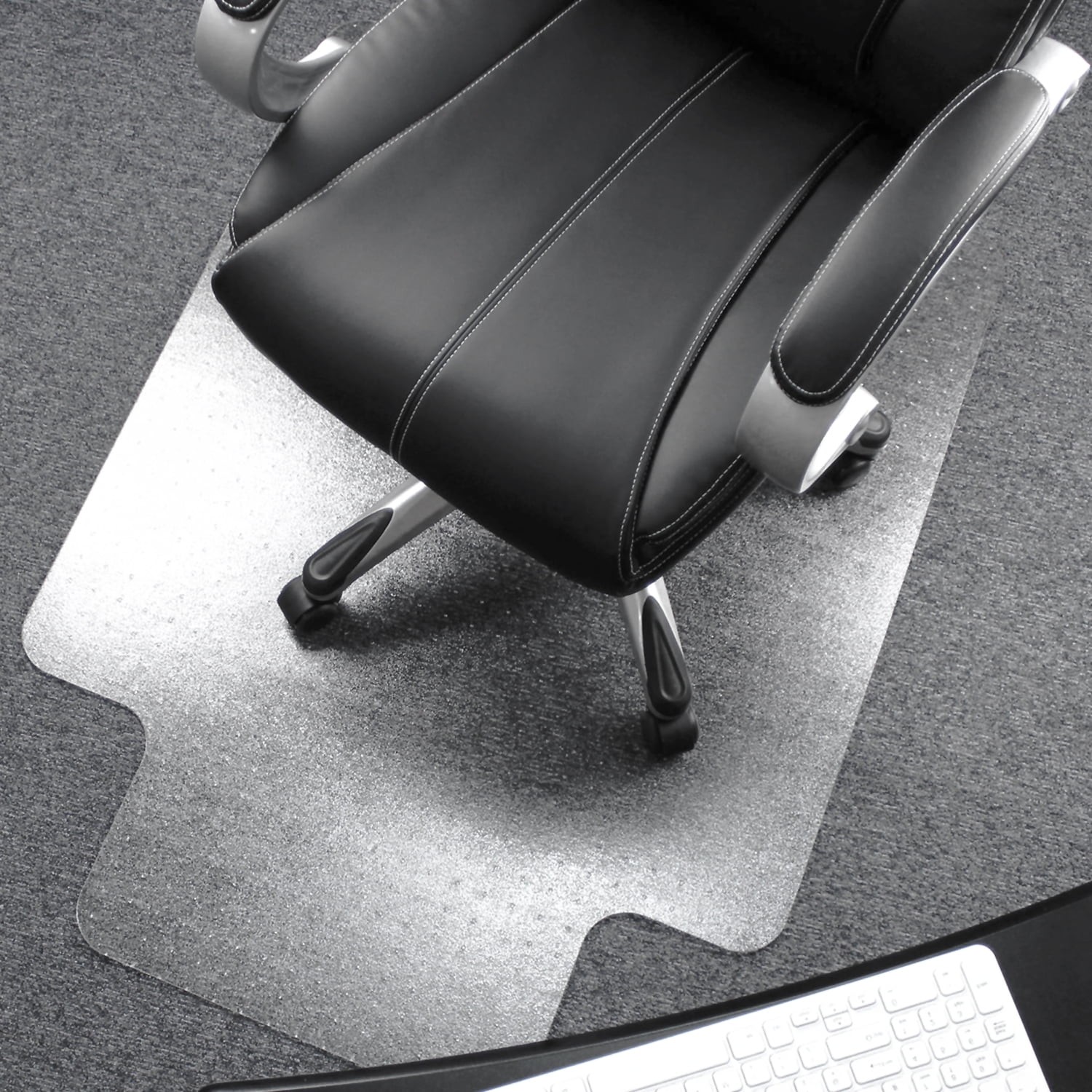 Mat Computer Desk Chair Mat For Carpet Floor W/extended Lip 36"x48"