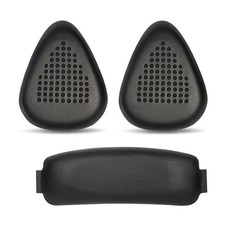 Memory Sponge Earphone Ear Pads Cushion Cover Headband Kit for Razer Dva Meka j