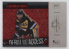 2023 Credentials Debut Ticket Access Horizontal Red 55/125 Jonathan Gruden 00em