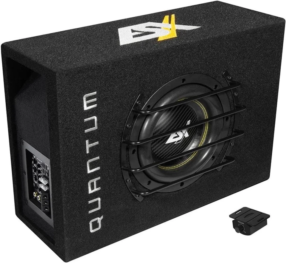 ESX QXB8A Subwoofer Actif 20 cm Bass Reflex 400 WRMS Amplificateur Classe D - Photo 1/1