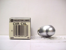 CXR/CXL Projector Projection Lamp Bulb 8V 50W AVG. 25-HOUR LAMP GE