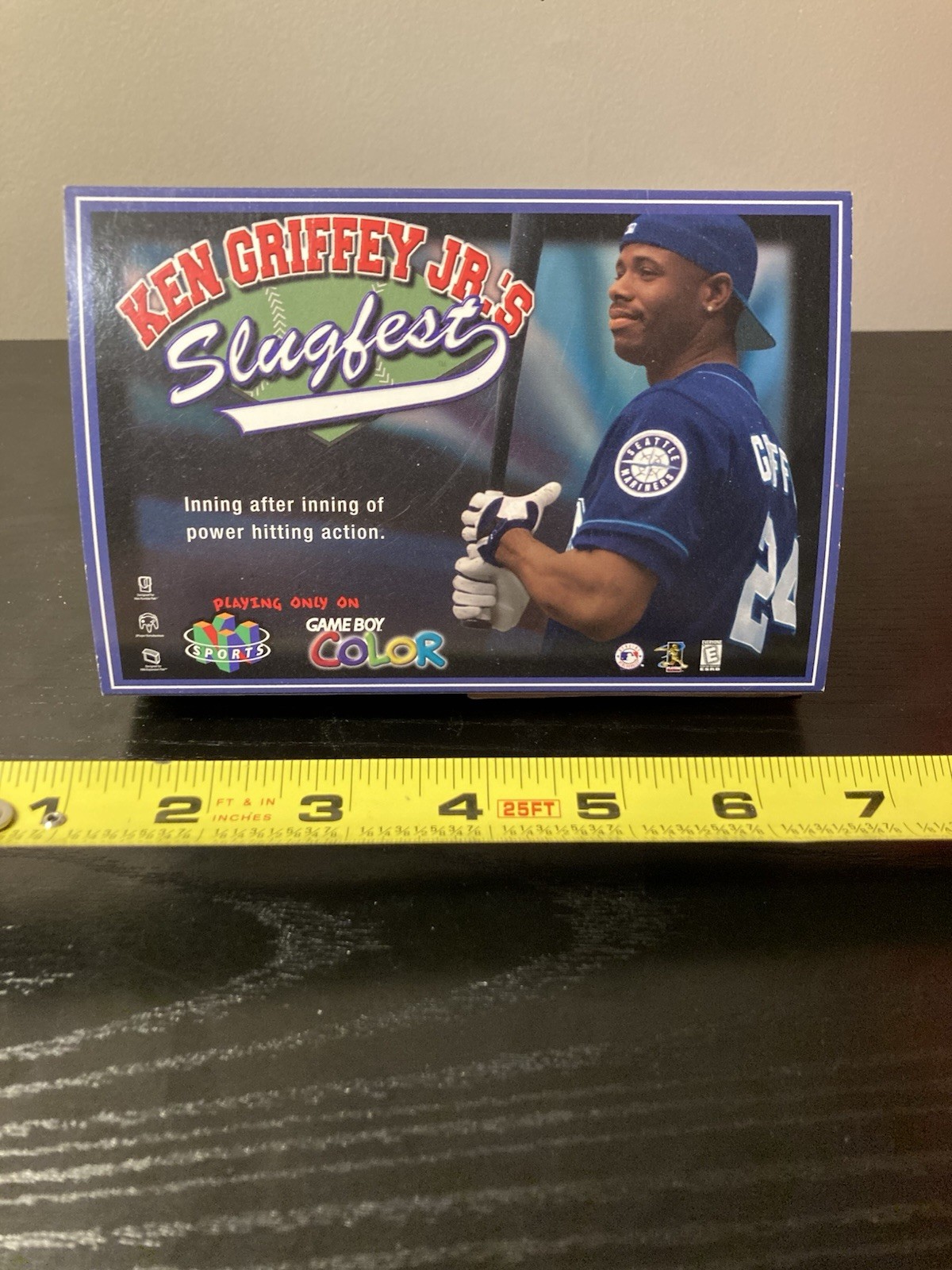 Ken Griffey Jr’s Slugfest Mini Counter Tent Rare N64 Nintendo GBC Display 1999 