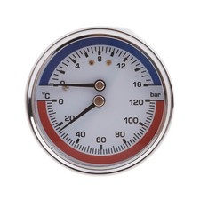 Temperature Pressure Gauges Pressure Gauges for Floor Heating