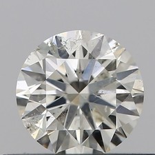 Color K/I1 Grade Natural GIA CERTIFIED Diamond 0.40 Ct Loose Round Cut 4 mm Size 569.85 per carat