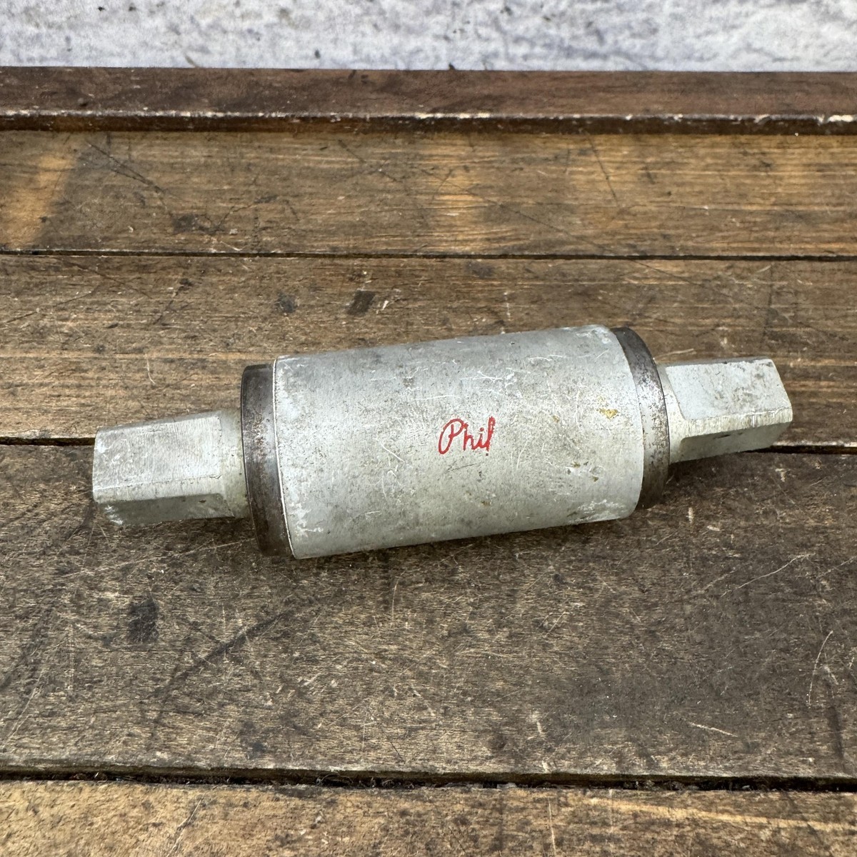 パーツ Philwood bottom bracket ISO 108 Vintage Phil Wood Bottom Bracket 108mm Spindle Campy ISO Square