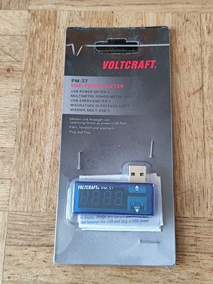 VOLTCRAFT PM-37 - USB-POWER METER - unbenutzt und OVP