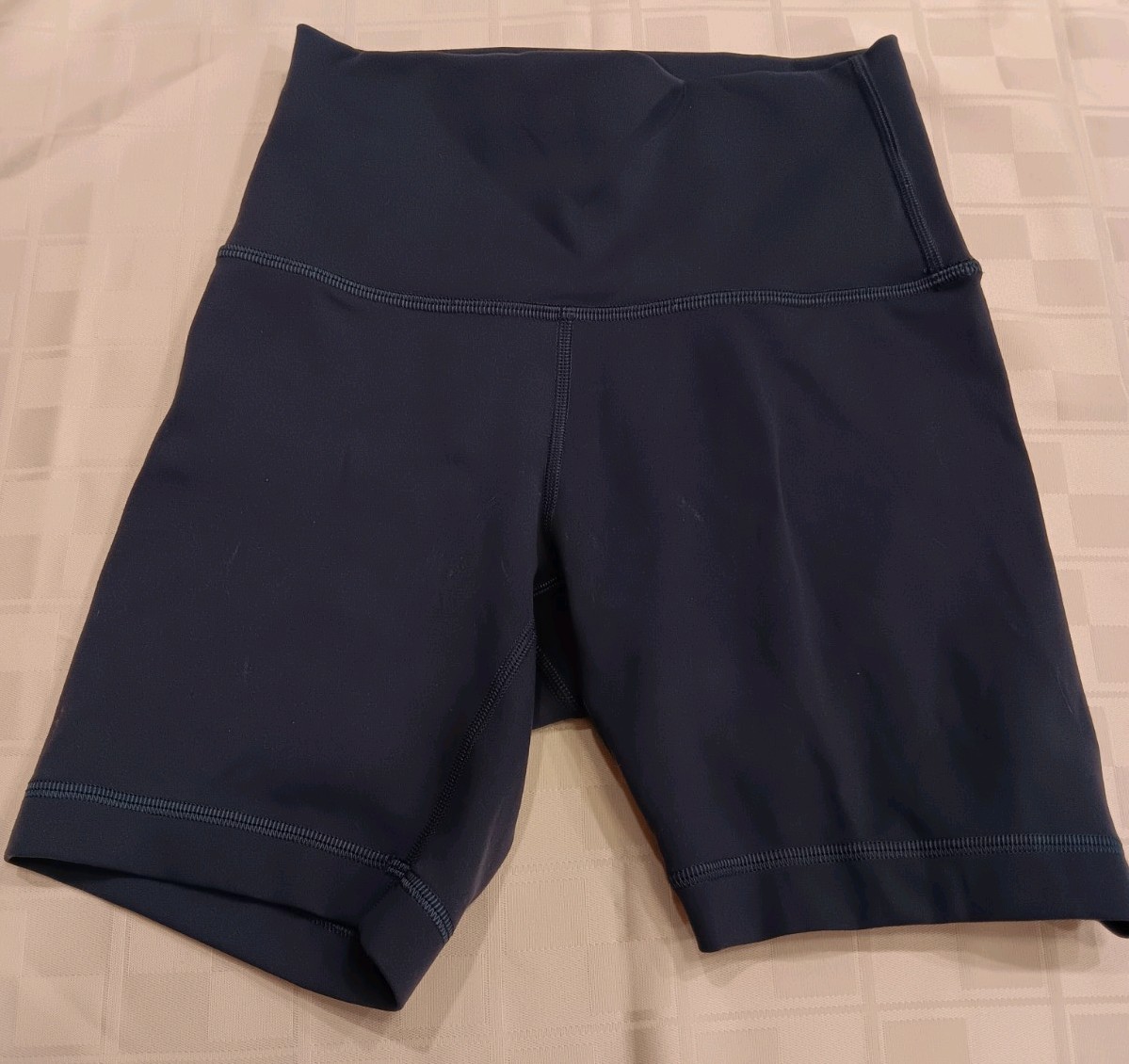 Lululemon Biker Shorts Align High Rise Navy Blue Size 4-image