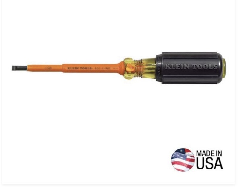 Klein 3/16 Cabinet Tip Screwdriver