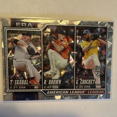 2026 Topps Series 1 ERA AL Leaders Diamanté  Parallel- Skubal Brown Crochet