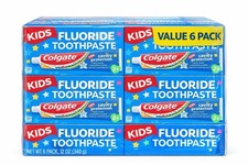 Colgate Kid's Cavity Protection Toothpaste Bubble Fruit Pack 6x2.7 Oz